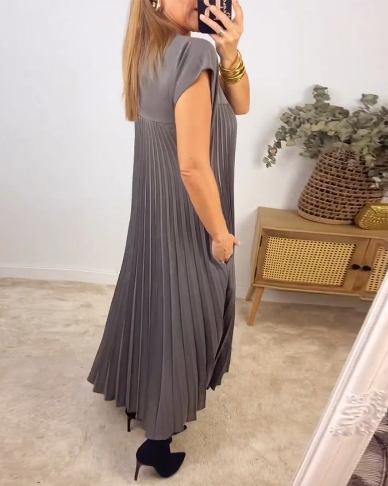 Zelinda | Vestito Elegante Plissettato