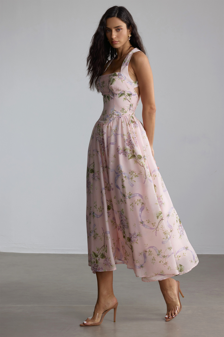 Violante | Abito Floreale Elegante