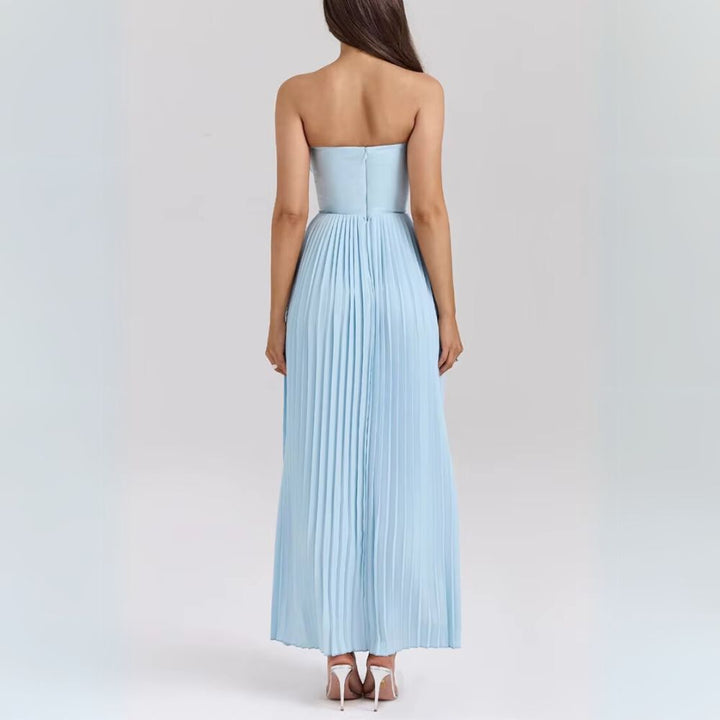Kalinda | Abito Elegante Plissettato