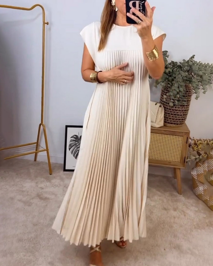 Zelinda | Vestito Elegante Plissettato