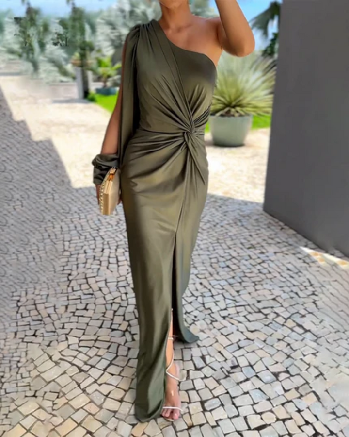 Gladys | Vestito Elegante Monospalla