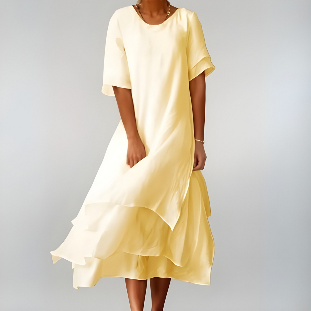 Agnes | Vestito Elegante a Strati Fluttuanti