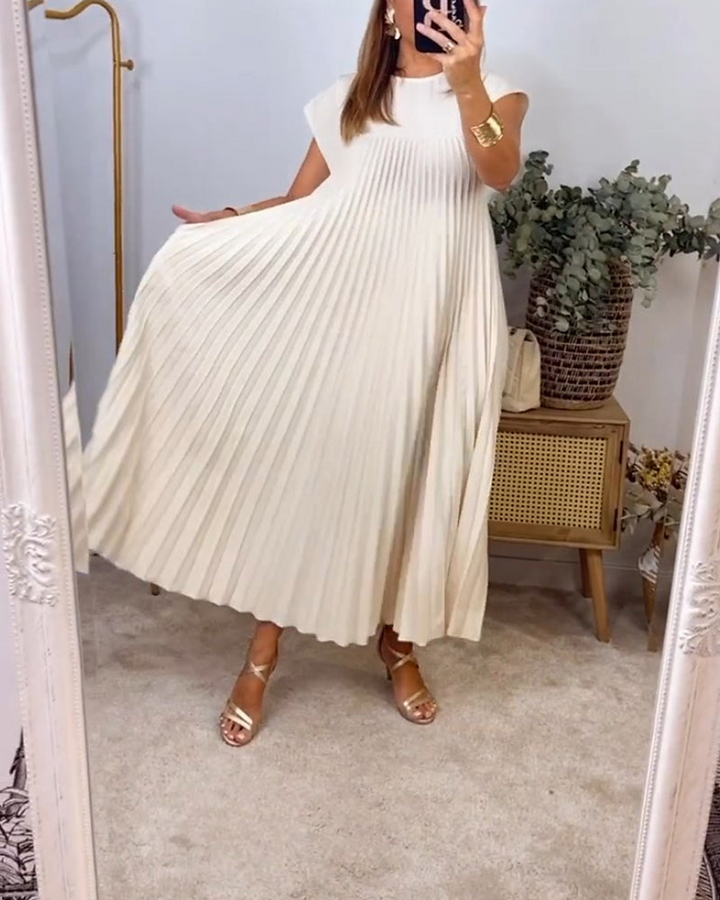 Zelinda | Vestito Elegante Plissettato