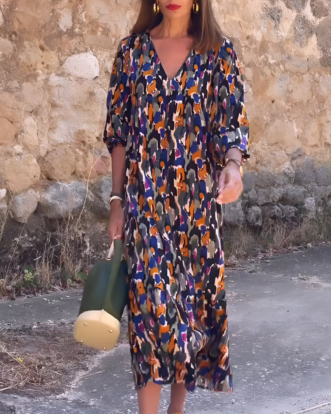 Nathalie | Abito midi stile vintage