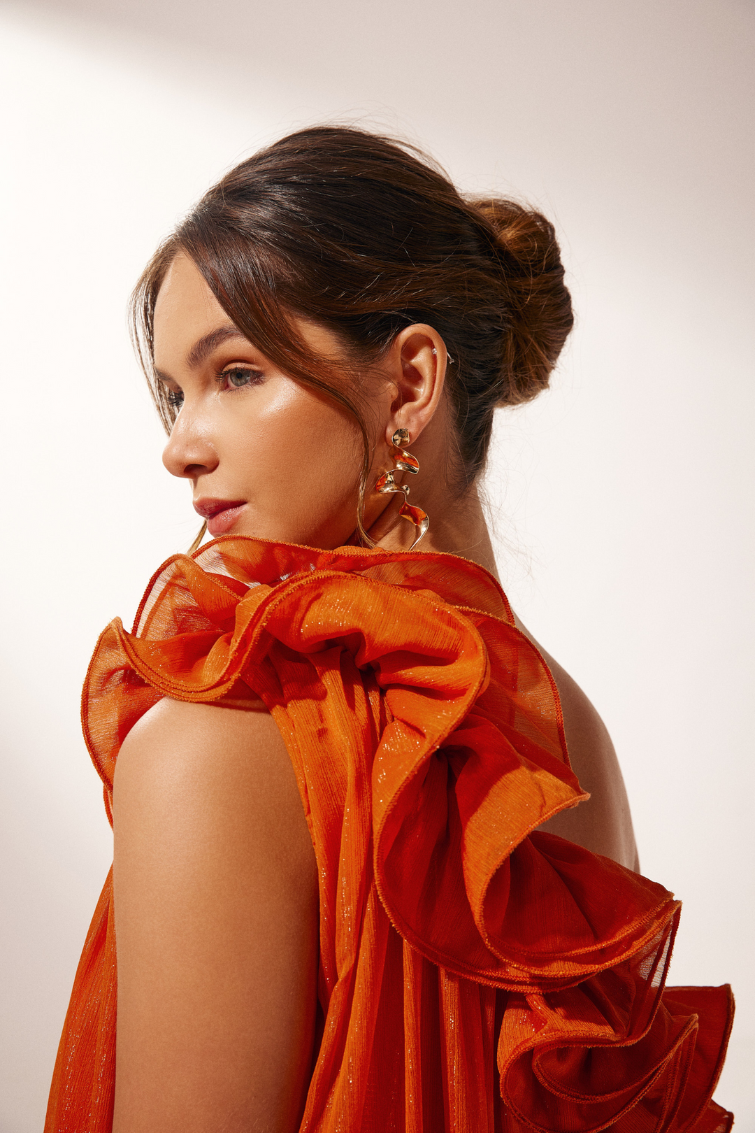 Celia | Abito Lungo Monospalla di Lusso