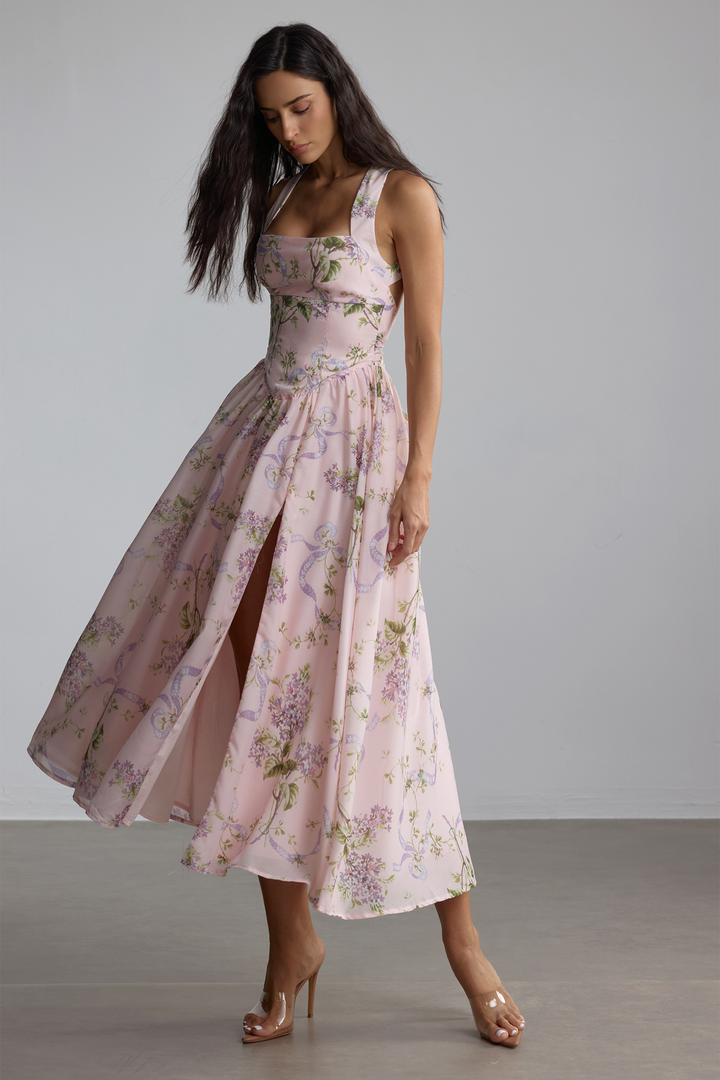 Violante | Abito Floreale Elegante
