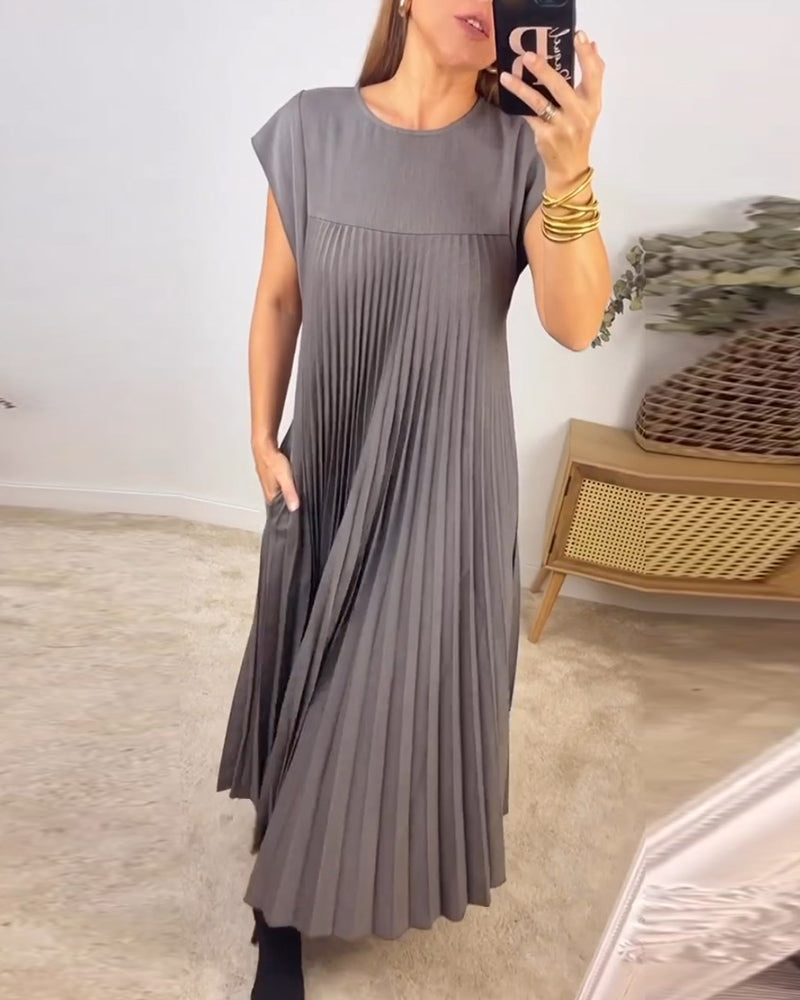 Zelinda | Vestito Elegante Plissettato