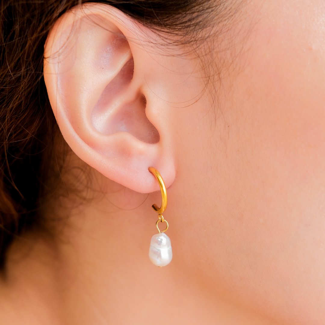 Orecchini Asa con Perle d’Acqua Dolce