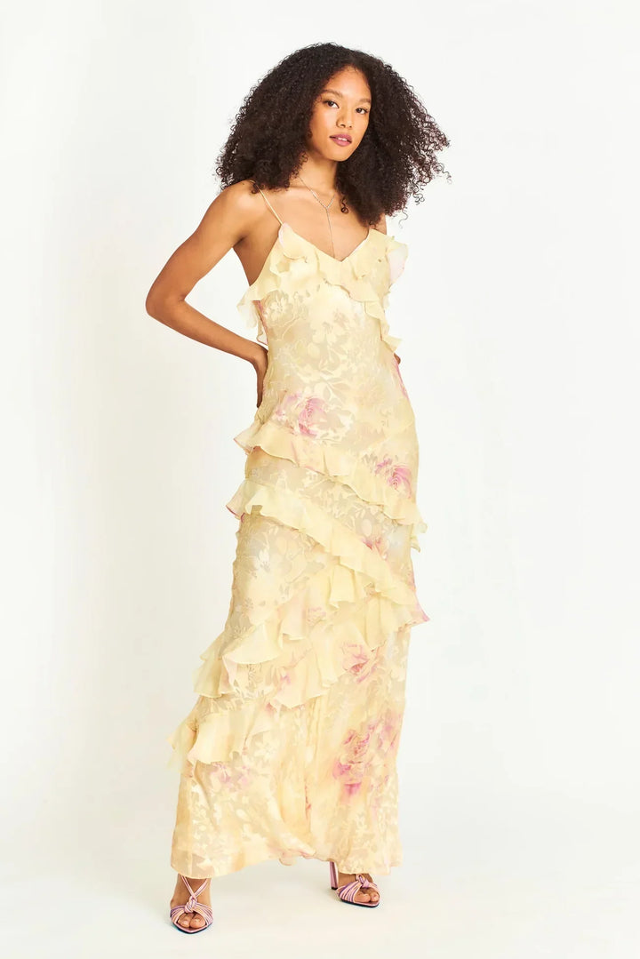 Fabiola | Vestito Leggero con Balze