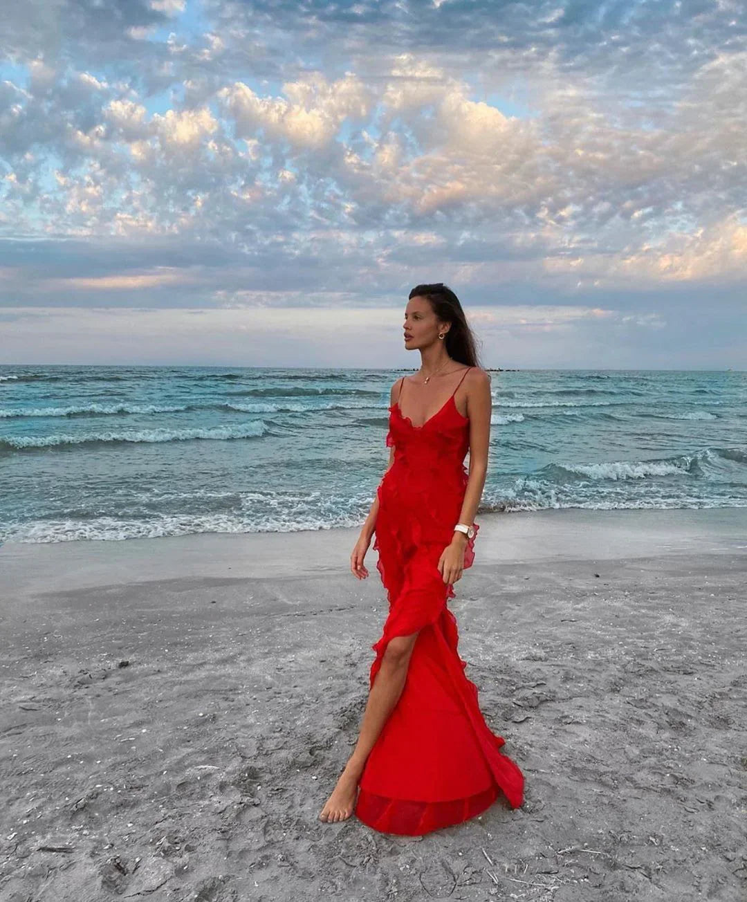 Amani | Abito Elegante con Rouches