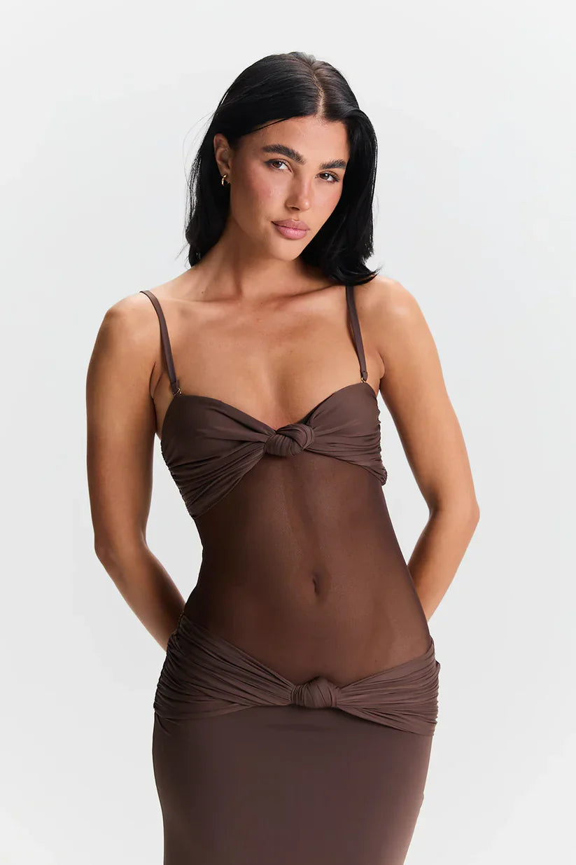 Nalini | Vestito Moderno in Mesh