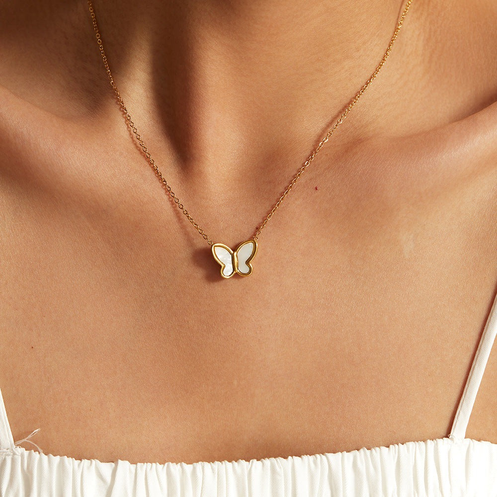 Collana Flutterby con Madreperla