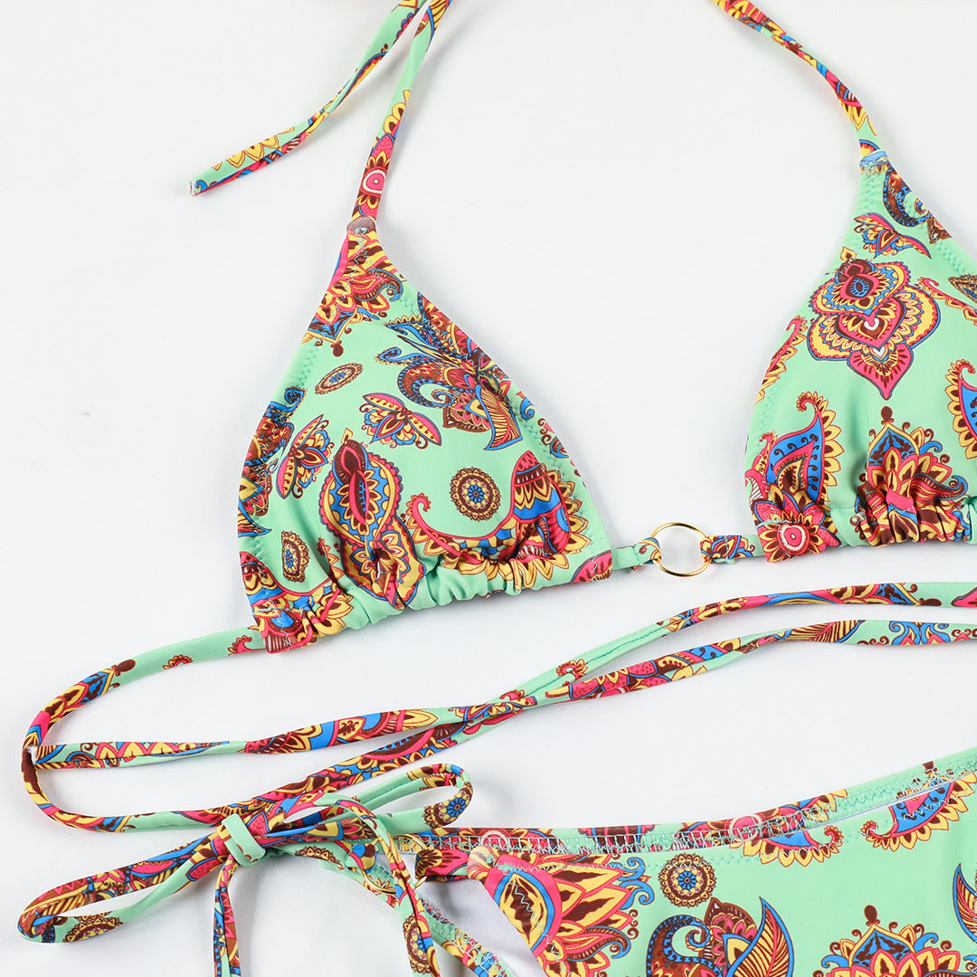 Lanai | Bikini Tropicale con Catena Gioiello
