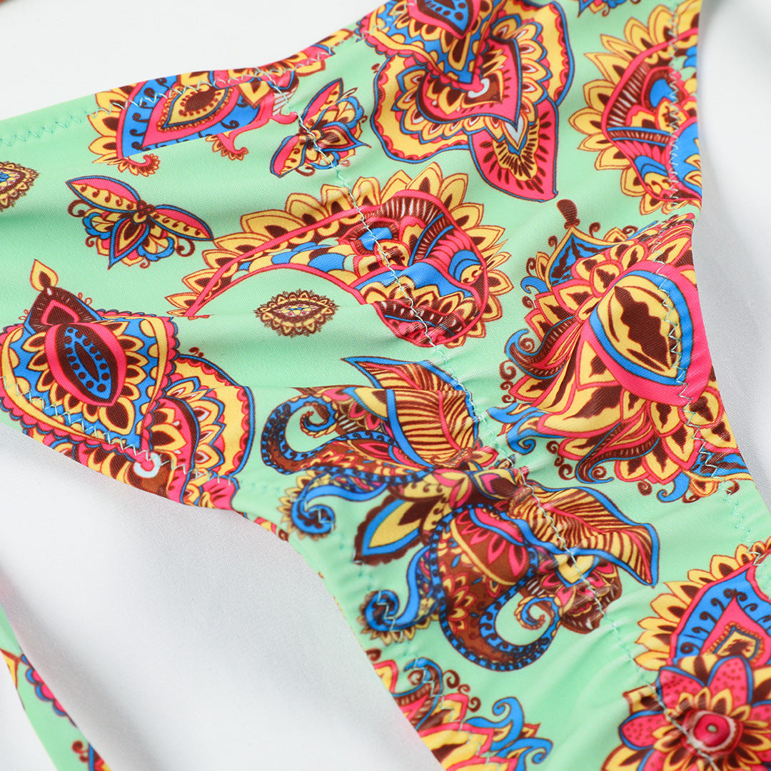 Lanai | Bikini Tropicale con Catena Gioiello