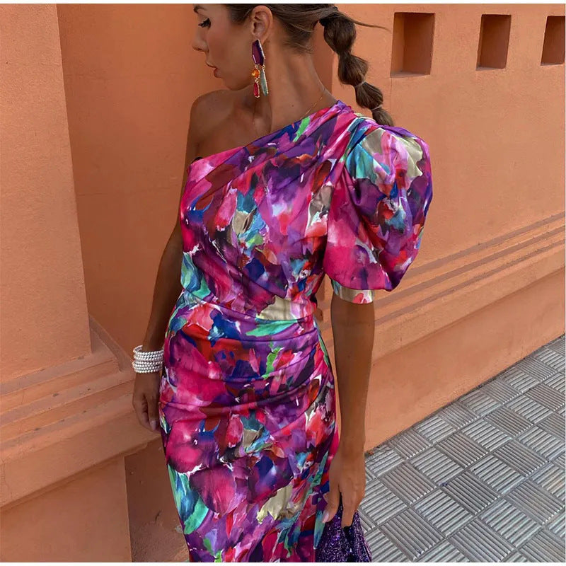 Yllana | Abito Elegante Monospalla