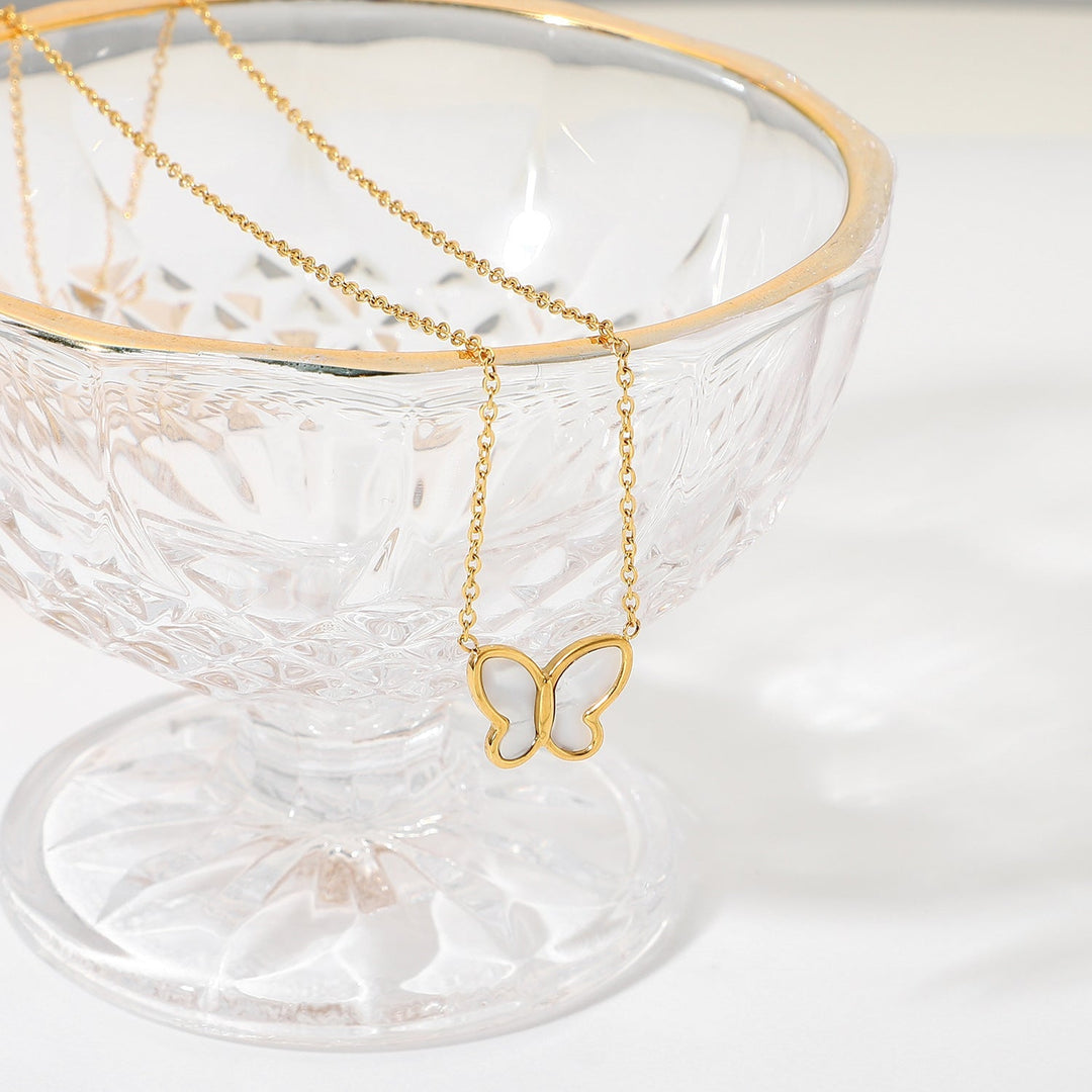 Collana Flutterby con Madreperla