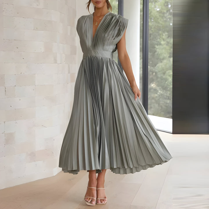 Alanni | Abito Elegante Plissettato