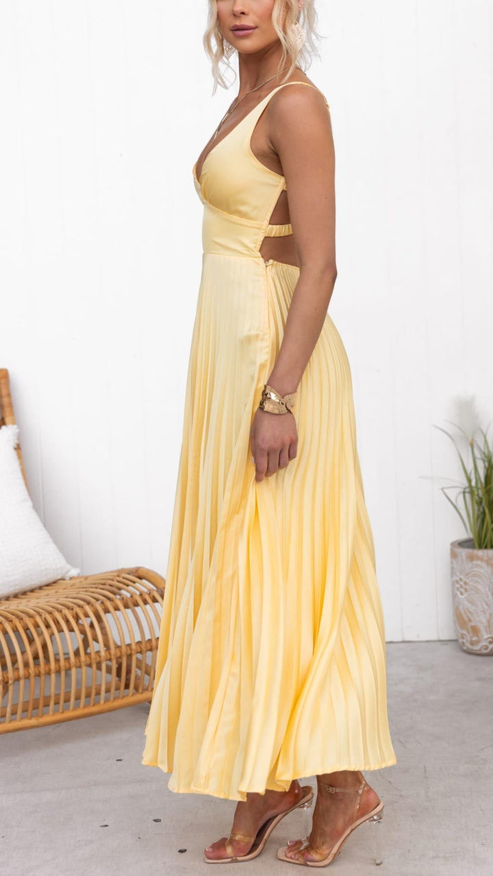Ines | Abito Elegante Plissettato