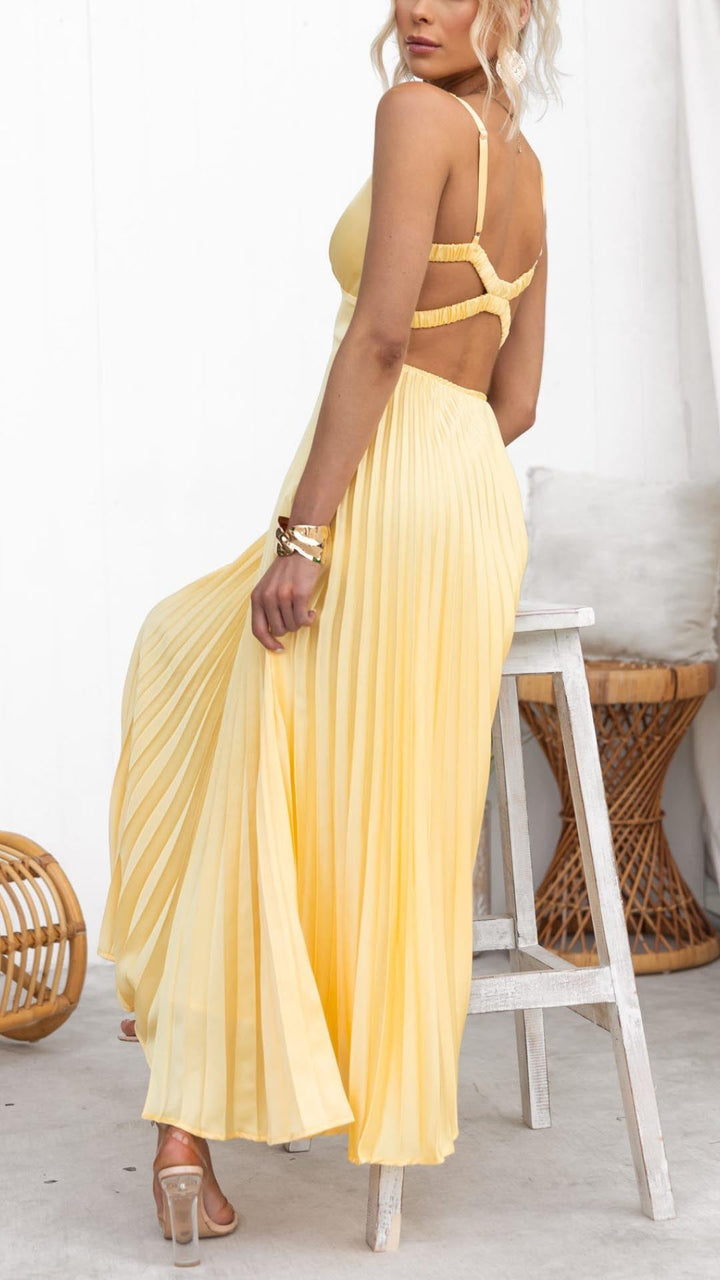 Ines | Abito Elegante Plissettato
