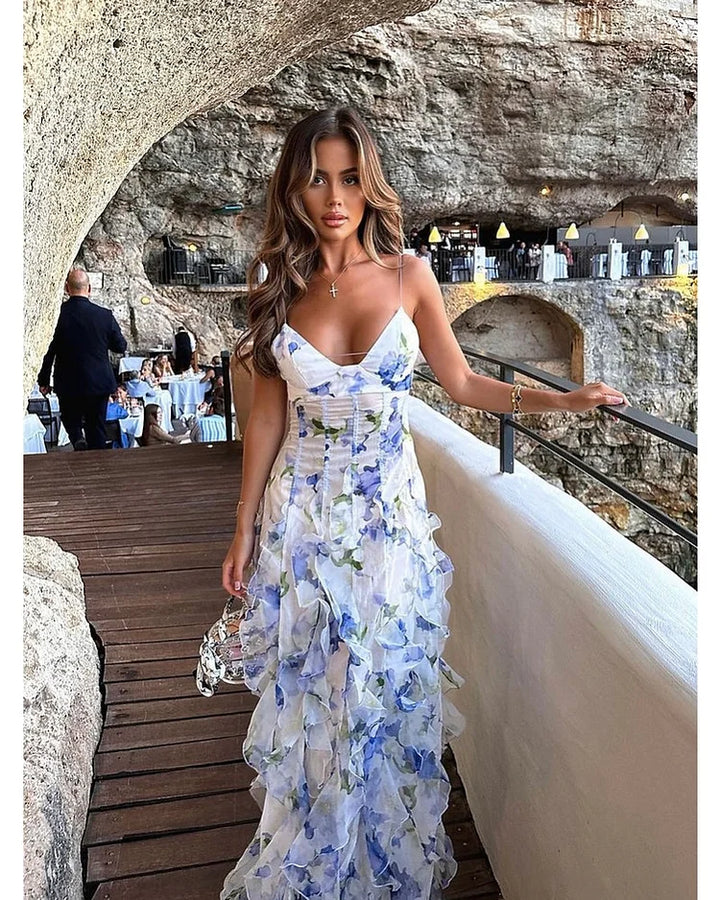 Tivoli | Abito Elegante con Balze