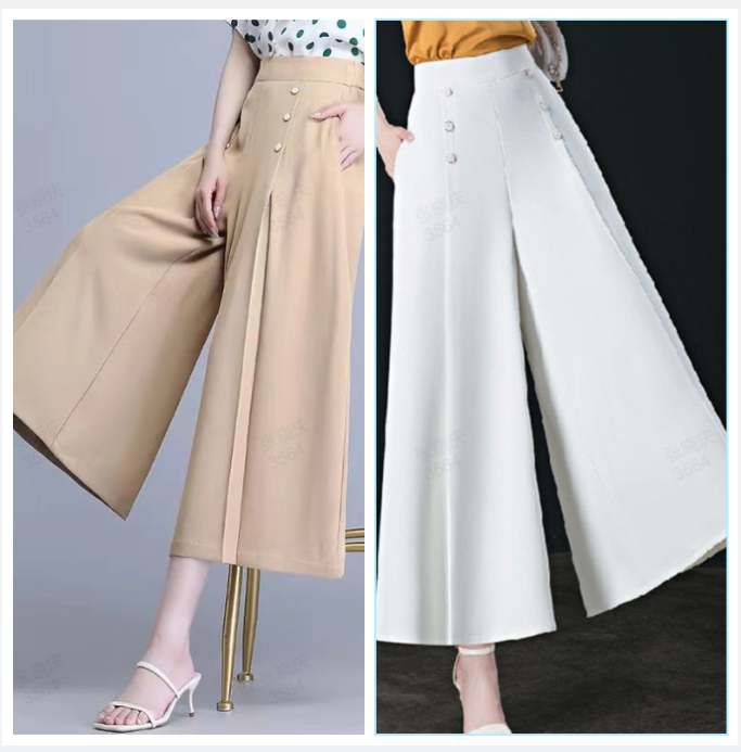 Allegra | Pantaloni Eleganti a Gamba Ampia