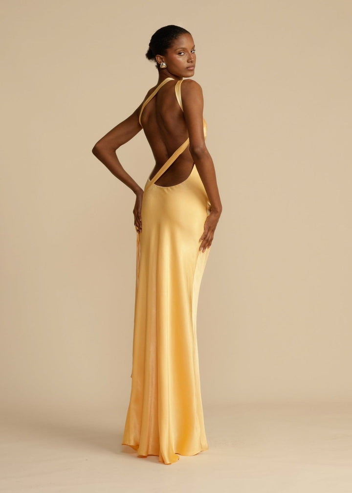 Casiane  | Abito Drappeggiato Elegante