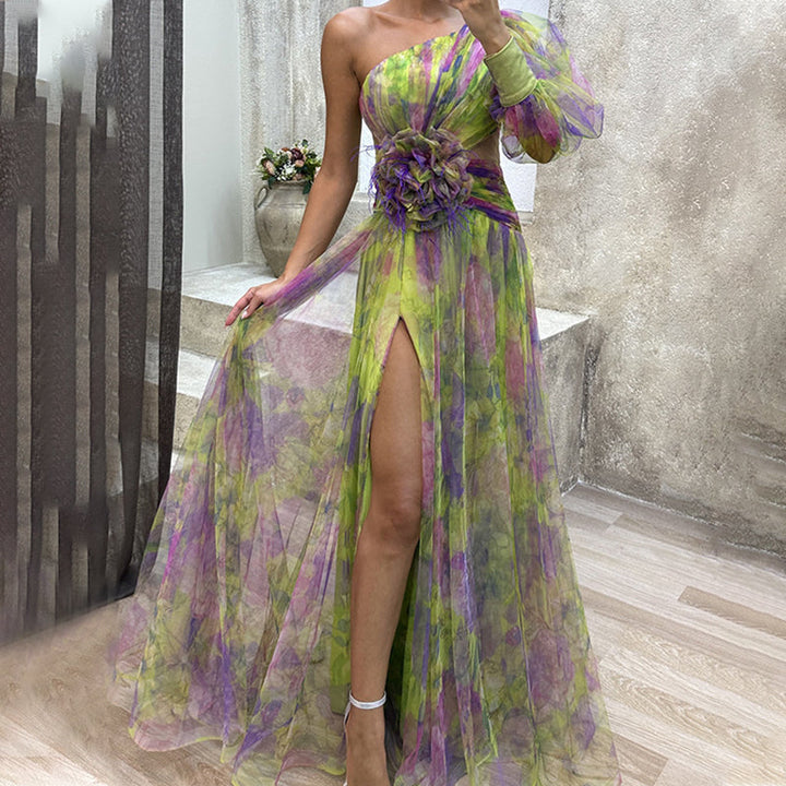 Flavia | Abito Elegante Monospalla