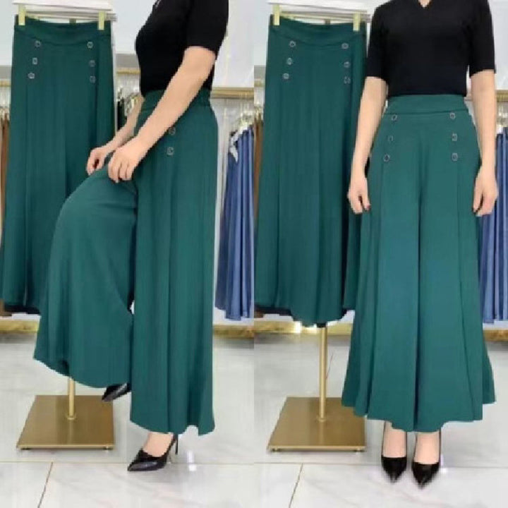Allegra | Pantaloni Eleganti a Gamba Ampia