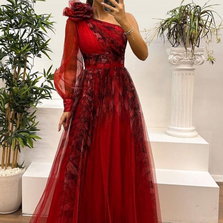 Fiorenza | Abito Elegante Monospalla