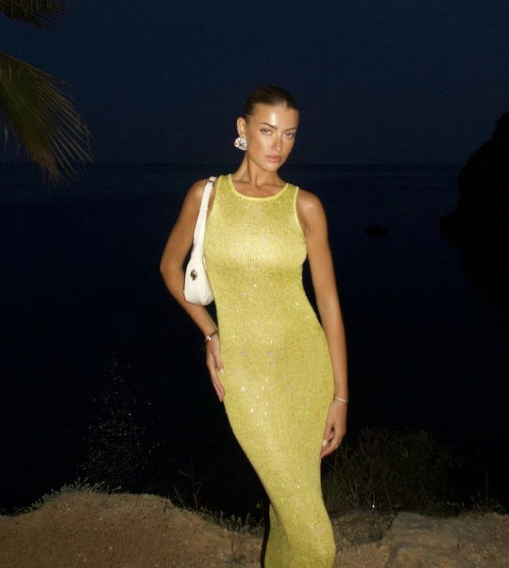 Yaiza | Abito Lungo Senza Spalline