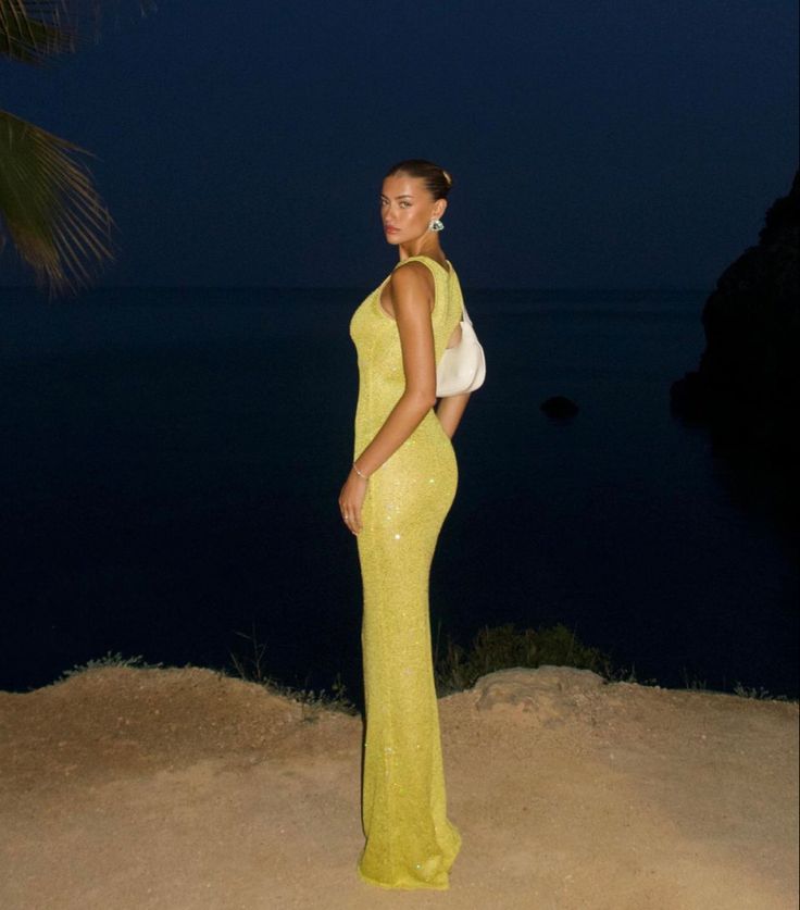 Yaiza | Abito Lungo Senza Spalline