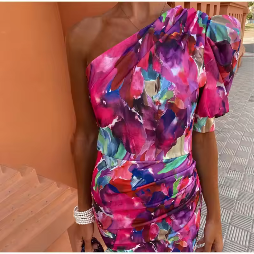 Yllana | Abito Elegante Monospalla