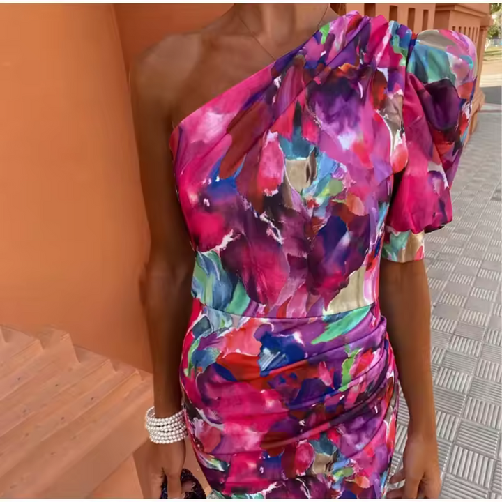 Yllana | Abito Elegante Monospalla