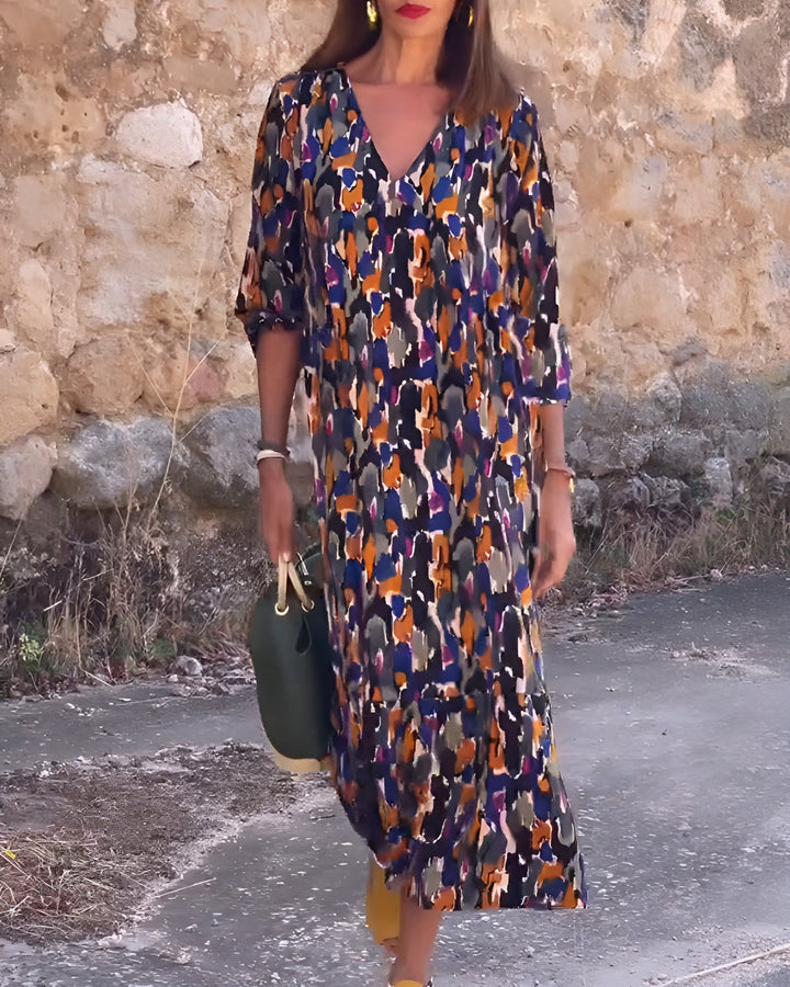 Nathalie | Abito midi stile vintage