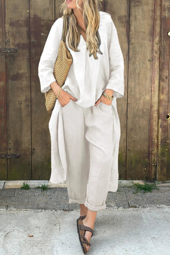 Ava | Completo oversize in lino