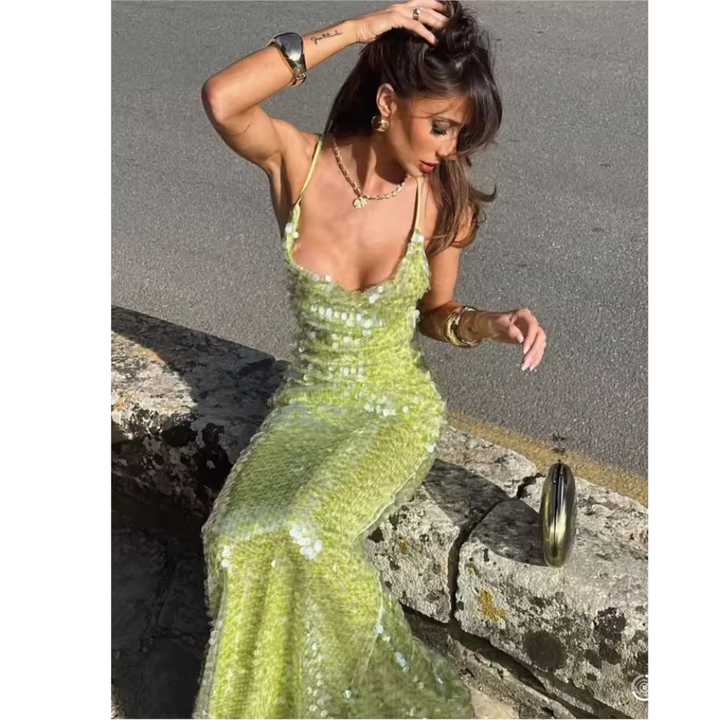 Lou | Abito di Paillettes Lusso