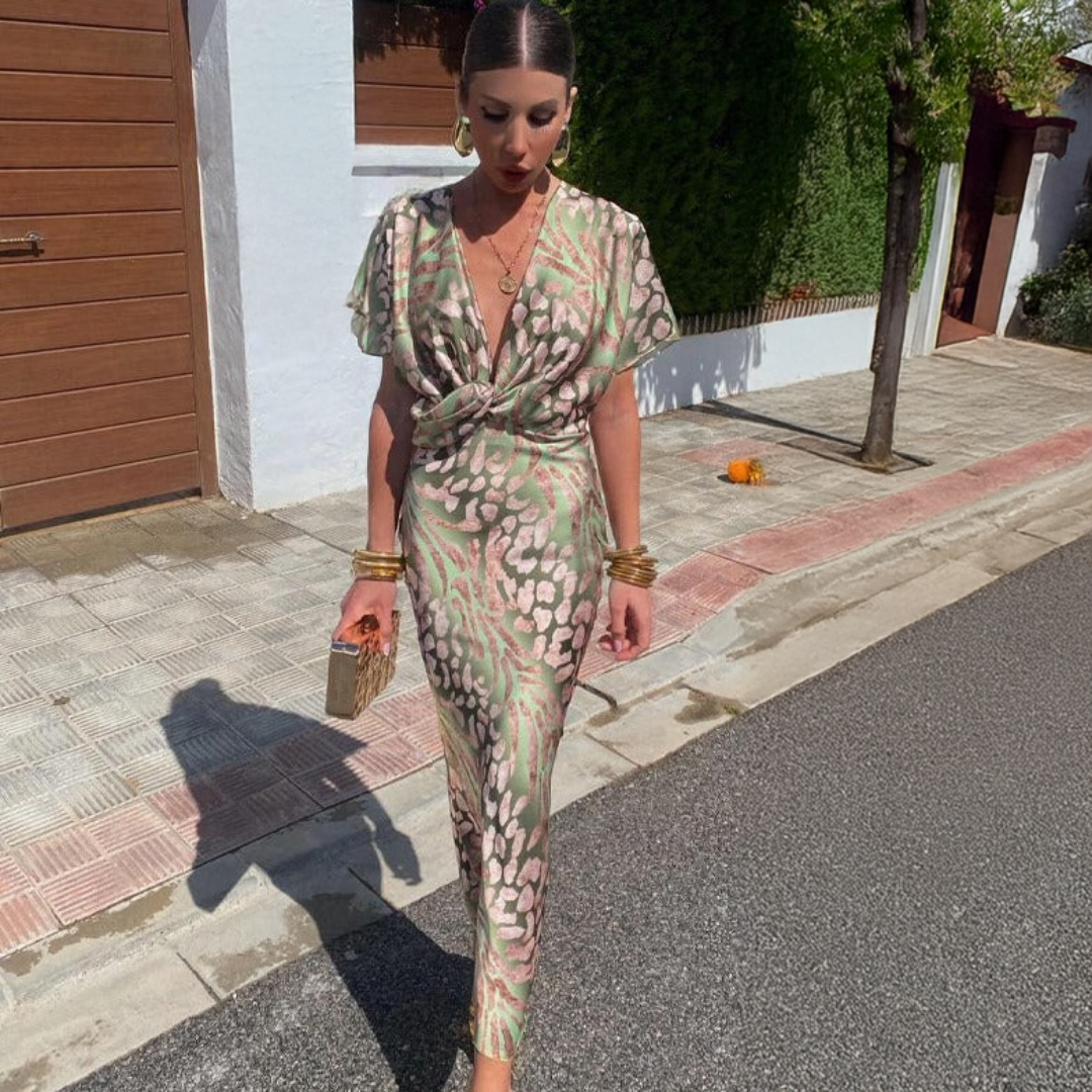 Ginevra | Abito Elegante con Drappeggio