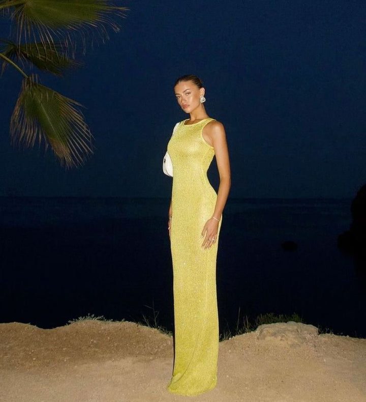 Yaiza | Abito Lungo Senza Spalline