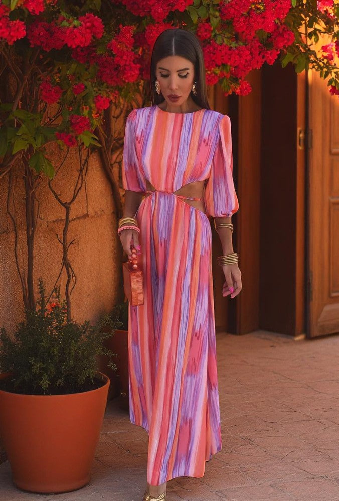 Annamaria | Abito Glamour con Aperture Laterali