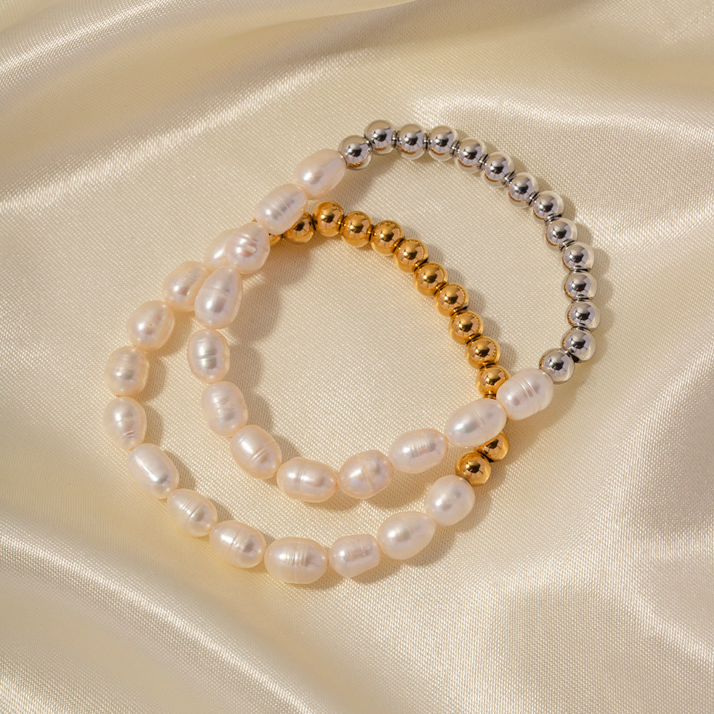 Bracciale con Perla d'Acqua Dolce