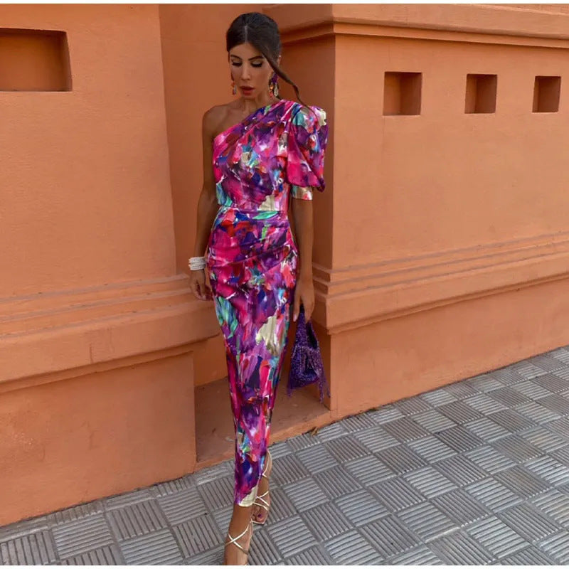 Yllana | Abito Elegante Monospalla