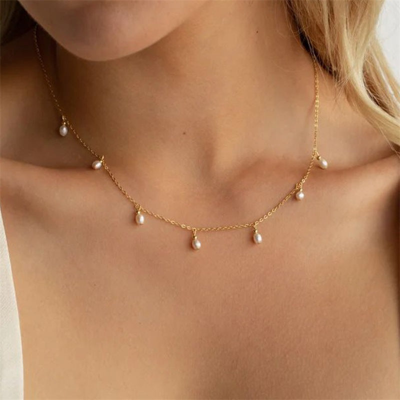 Collana con Perle d'Acqua Dolce