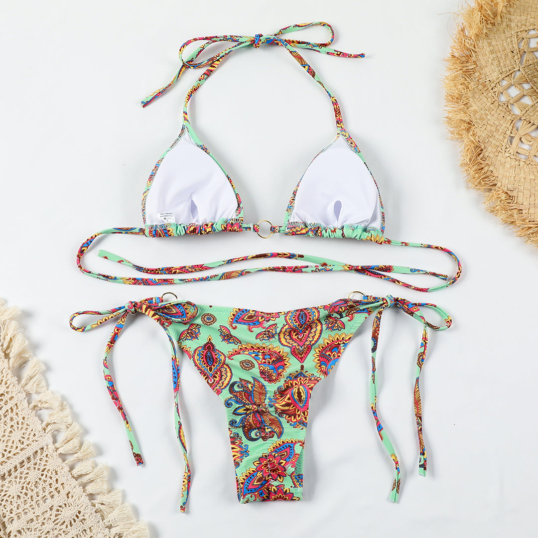 Lanai | Bikini Tropicale con Catena Gioiello