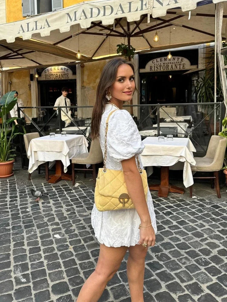 Naveena | Mini Abito in Ricamo