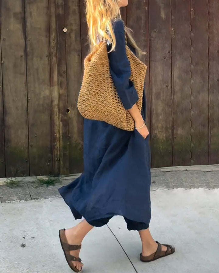 Ava | Completo oversize in lino