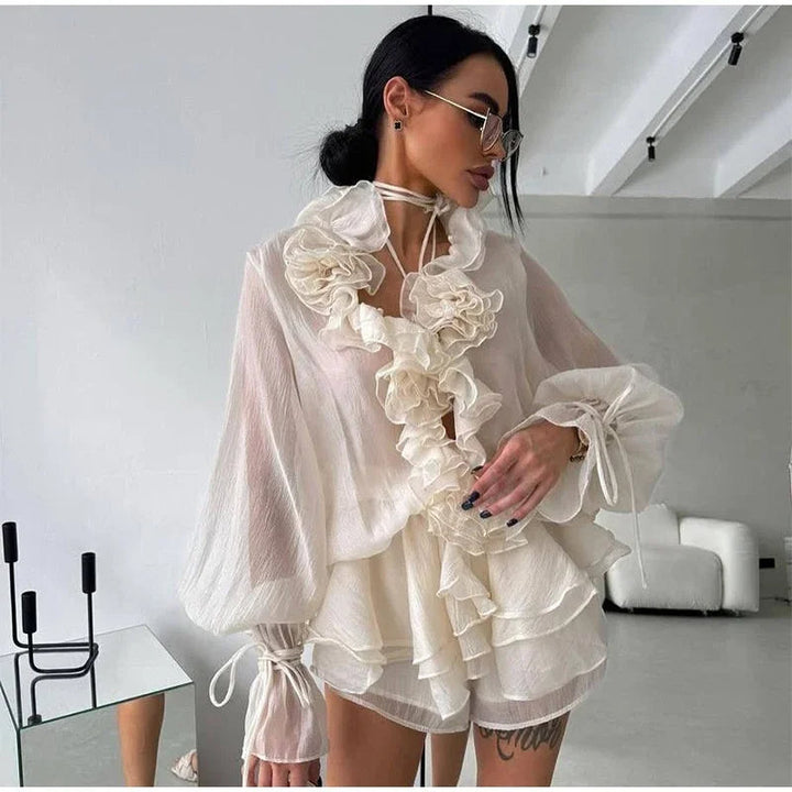 Angelique | Completo Romantico Trasparente