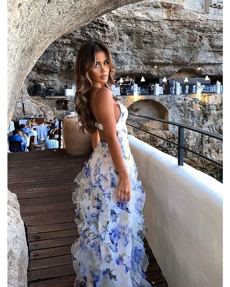 Tivoli | Abito Elegante con Balze