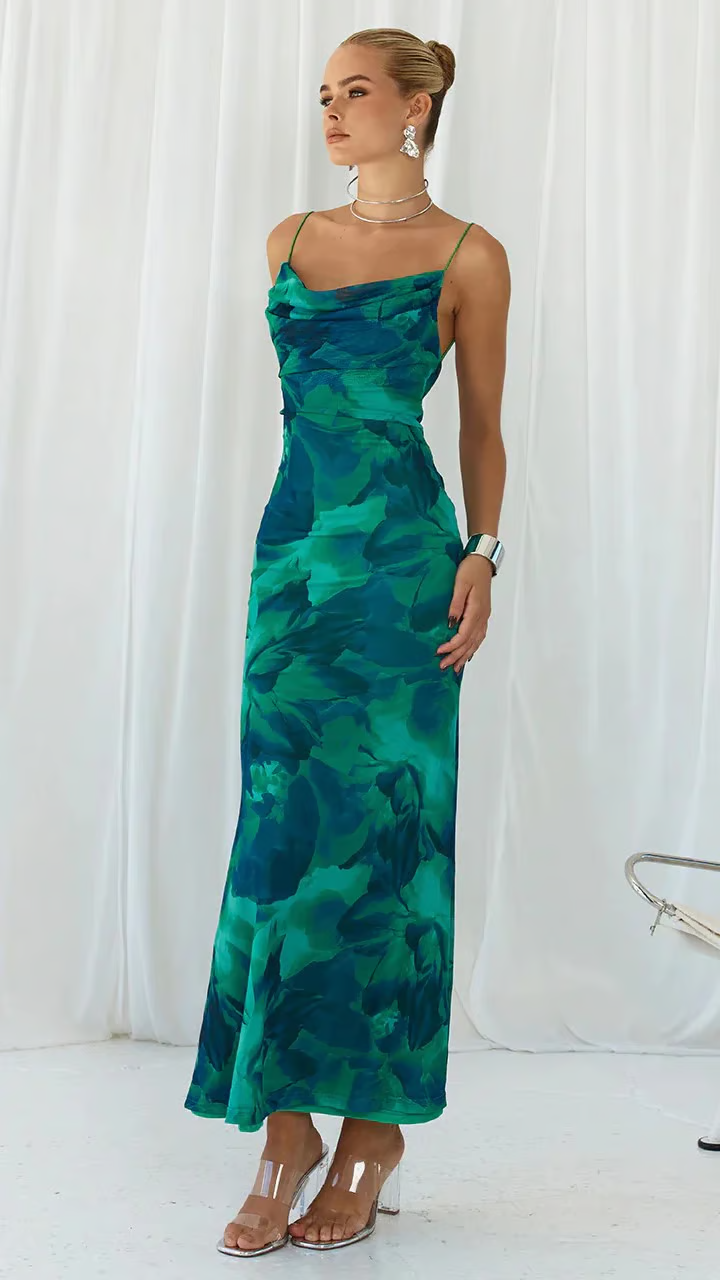 Mina | Abito elegante maxi