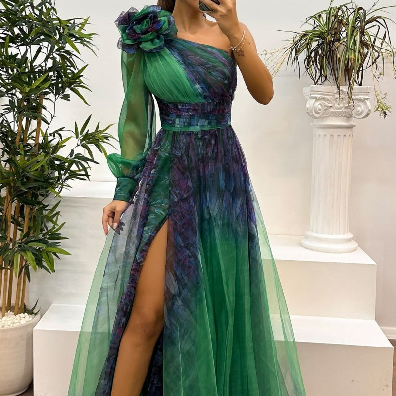 Fiorenza | Abito Elegante Monospalla