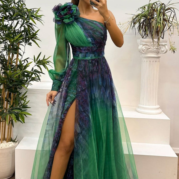 Fiorenza | Abito Elegante Monospalla